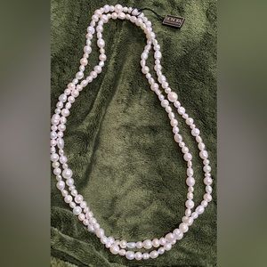 Honora Cultured Freshwater Pearl 6mm Baroque 36" Strand White